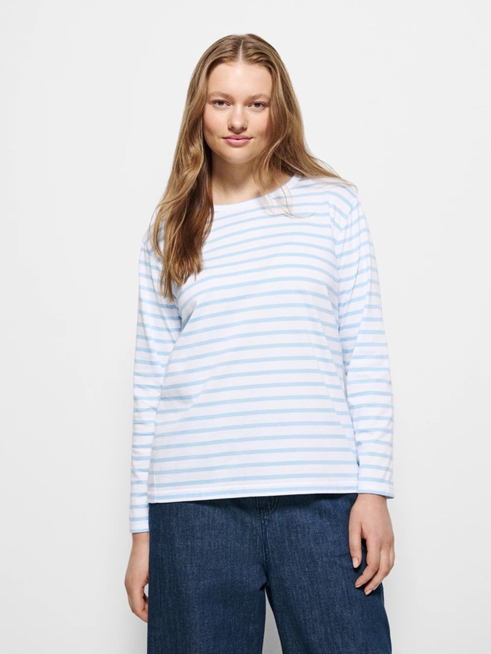 Alice Walk Soft Striped Long Sleeve T-Shirt